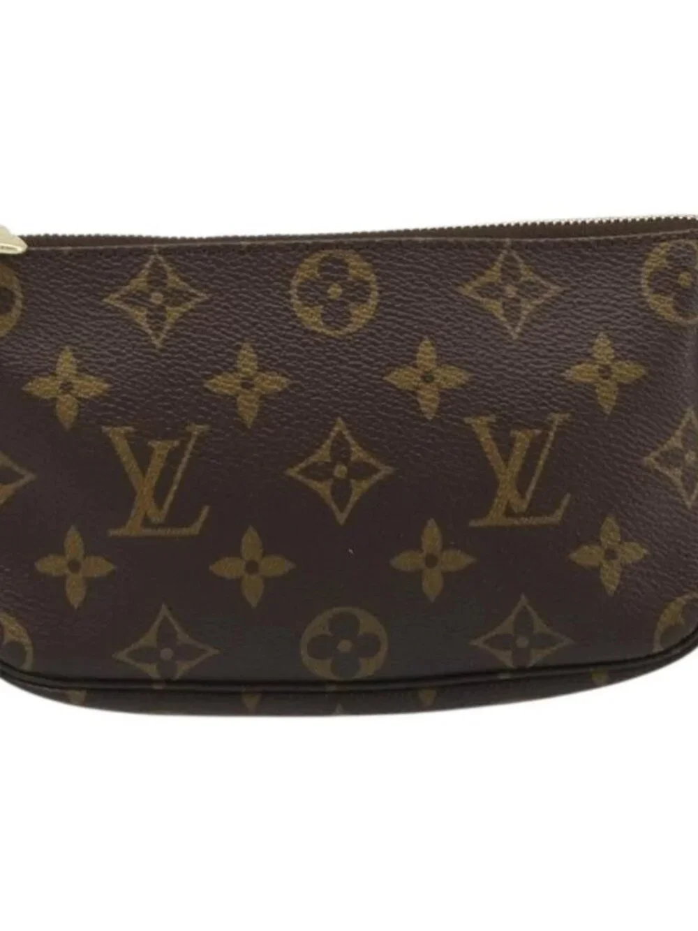 LOUIS VUITTON Monogram Mini Pochette Accessoires Pouch N41667 LV Auth mr2632